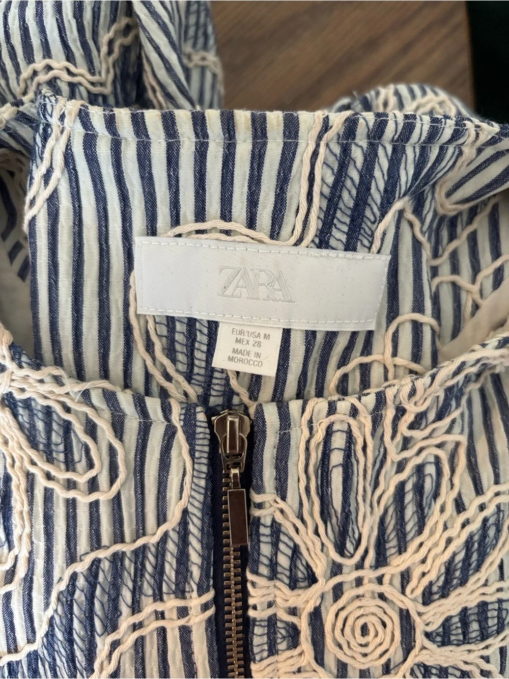 Zara lightweight striped